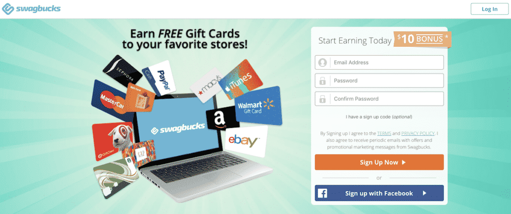 swagbucks webpage